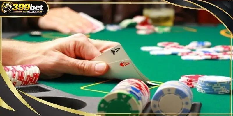 A professional dealer distributing the initial hole cards to participants